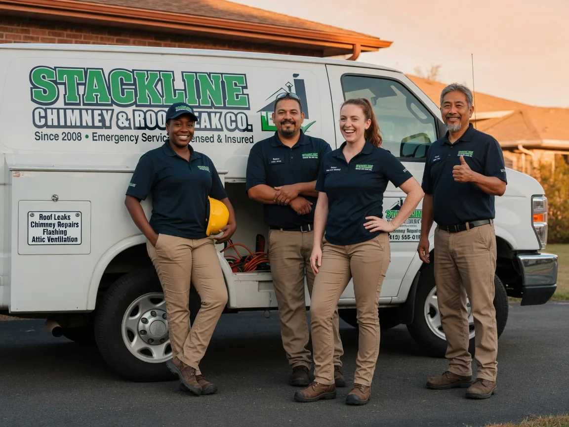 Chimney flashing repair company in Lefor, ND